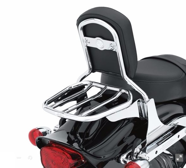 Custom Tapered Sport Luggage Rack- Chrome